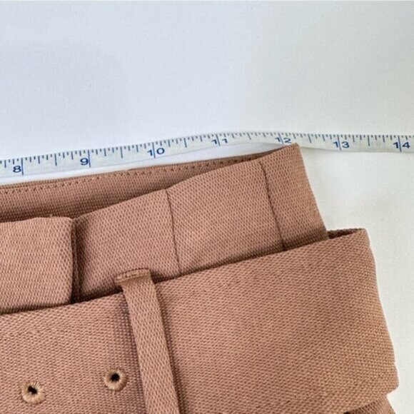 ARITIZIA Wilfred Messaux Crossover Pant Trousers in Camel Women's Size XS Flowy - Picture 15 of 16